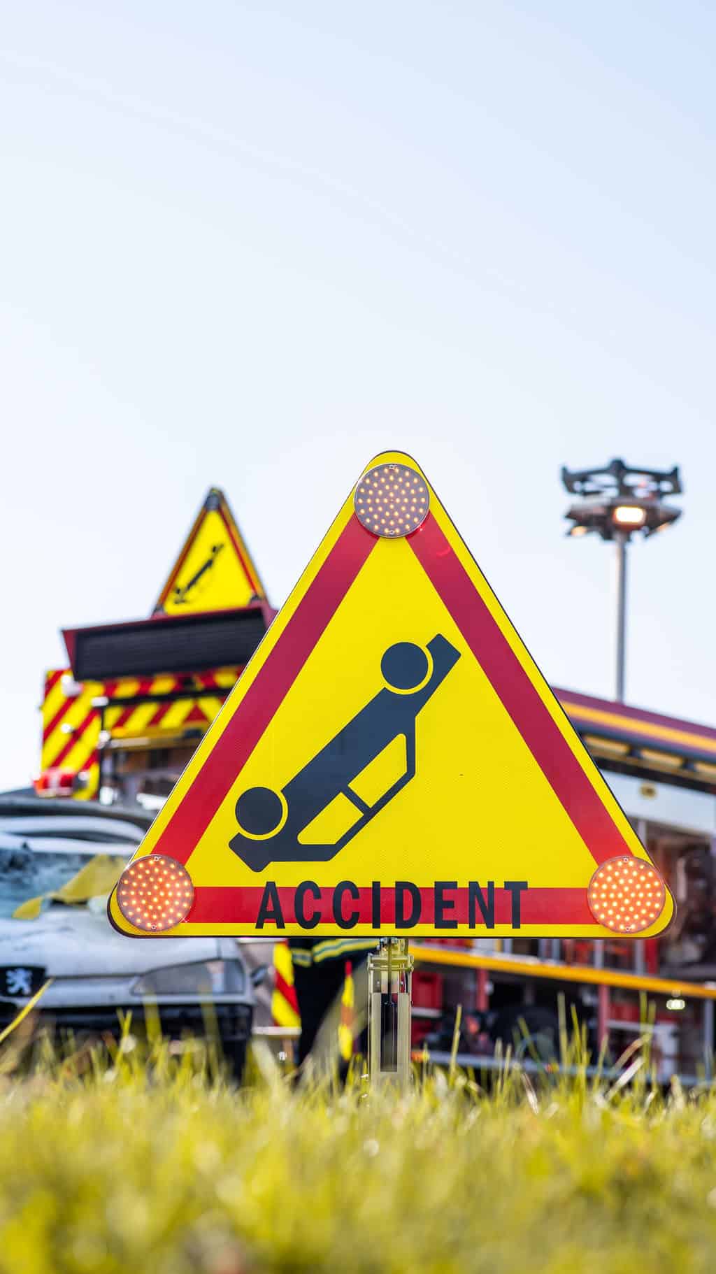 secours routier camion pompier