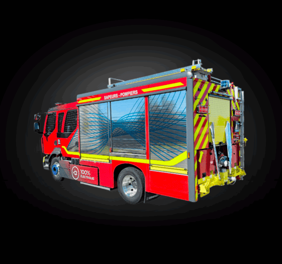 FTP électrique camion pompier